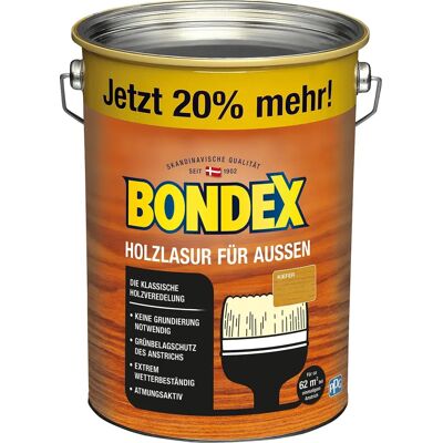 Bondex Holzlasur für Außen - Wetterfest, 16 Farben Bondex Holzlasur für Außen - Wetterfest, 16 Farben