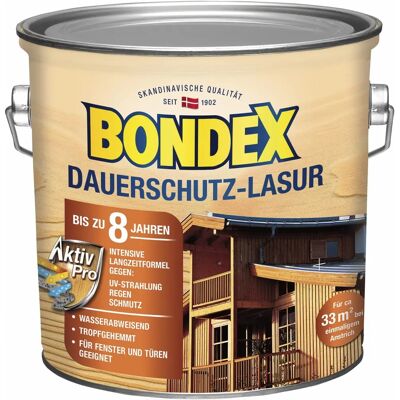 BONDEX Außenlasur - Nussbaum - UV-Schutz - 3x0,75L BONDEX Außenlasur - Nussbaum - UV-Schutz - 3x0,75L