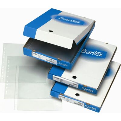 Bantex A4 Krystalomslag - 120 Mikron - 100 stk Bantex A4 Krystalomslag - 120 Mikron - 100 stk