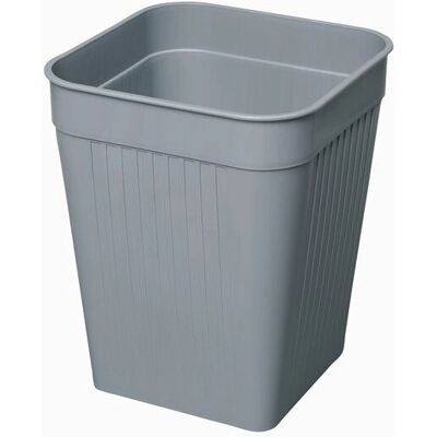Bantex 100400350 Grå firkantet skraldespand - trash can Bantex 100400350 Grå firkantet skraldespand - trash can