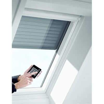 Volet roulant solaire Velux - 78x98cm - Fenêtre de toit Volet roulant solaire Velux - 78x98cm - Fenêtre de toit