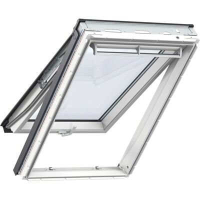 Velux Gpu Mk06 0070 - Finestra per Tetti, Doppia Apertura, Legno Bianco Velux Gpu Mk06 0070 - Finestra per Tetti, Doppia Apertura, Legno Bianco