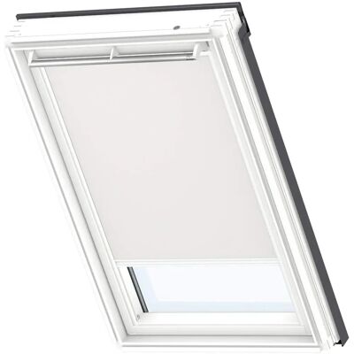 VELUX Verdunklungsrollo CK02 - Verdunkelnder Stoff, Stufenlos, Weiße Führungsschienen VELUX Verdunklungsrollo CK02 - Verdunkelnder Stoff, Stufenlos, Weiße Führungsschienen