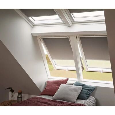 Velux - DKL Mk12 0705S - Aluminiumrahmen - Vorhang Velux - DKL Mk12 0705S - Aluminiumrahmen - Vorhang