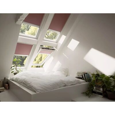VELUX - DKL 4578S - Rosenholz - Aluminiumfarbig - Roller Blind VELUX - DKL 4578S - Rosenholz - Aluminiumfarbig - Roller Blind