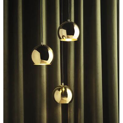 Lampe Suspendue Sphere Dorée Frandsen - Suspension Lampe Suspendue Sphere Dorée Frandsen - Suspension