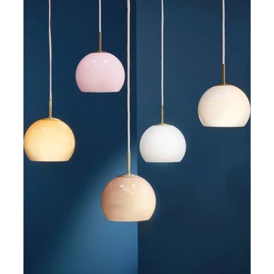 Frandsen Modèle Ø18 cm Lampe Suspendue - Cappuccino - Lampe à Suspension Frandsen Modèle Ø18 cm Lampe Suspendue - Cappuccino - Lampe à Suspension