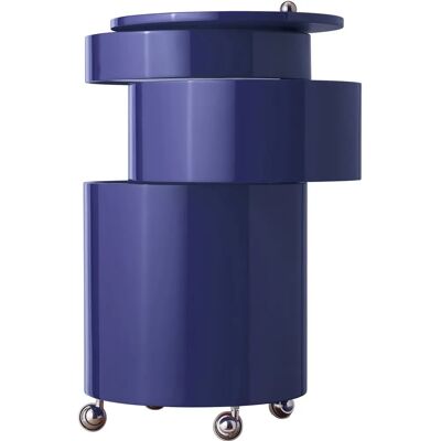 Modèle Verpan Barboy - Rangement mobile cylindre bleu profond - Édition limitée - Publicité Modèle Verpan Barboy - Rangement mobile cylindre bleu profond - Édition limitée - Publicité