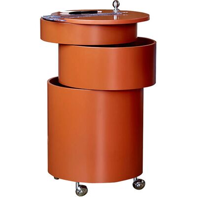 Verpan Verner Panton Chariot Orange - Table d'appoint - Publicité Verpan Verner Panton Chariot Orange - Table d'appoint - Publicité