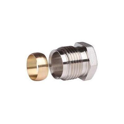 Danfoss 013G4115 Nickel Stahl Kupfer Kompressionskupplung - Sanitärfitting Danfoss 013G4115 Nickel Stahl Kupfer Kompressionskupplung - Sanitärfitting