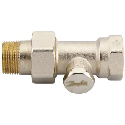 Vanne thermostatique nickelée RLV-S20 - Raccord plomberie - Publicité Vanne thermostatique nickelée RLV-S20 - Raccord plomberie - Publicité