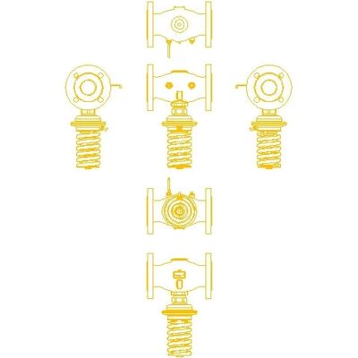 Danfoss 003H6631 Überströmregler - Anschluss Danfoss 003H6631 Überströmregler - Anschluss