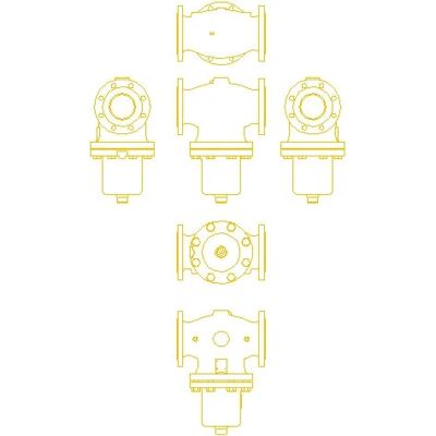 Danfoss DN100 Durchflussventil Kvs 125 Flansch Danfoss DN100 Durchflussventil Kvs 125 Flansch