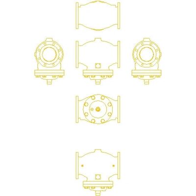 Danfoss DN150 Kvs 280 Flanscharmatur Danfoss DN150 Kvs 280 Flanscharmatur