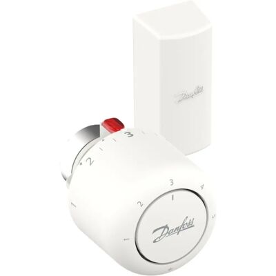 Testa termostatica Danfoss Aero RA/VL 015G4552 Riempita di gas - Protezione antigelo Testa termostatica Danfoss Aero RA/VL 015G4552 Riempita di gas - Protezione antigelo