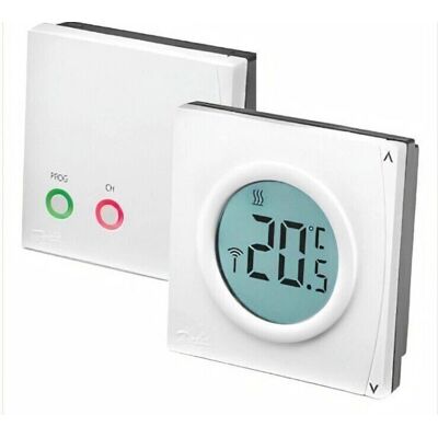 Danfoss Tp5001rf+rx1-S Wireless Programmable Room Thermostat - Heating Radiator Thermostat Danfoss Tp5001rf+rx1-S Wireless Programmable Room Thermostat - Heating Radiator Thermostat