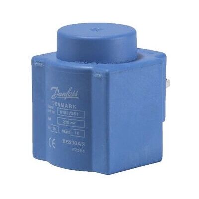 Danfoss 018F7351 Conector de fontanería - Bobina para válvula solenoide Danfoss 018F7351 Conector de fontanería - Bobina para válvula solenoide
