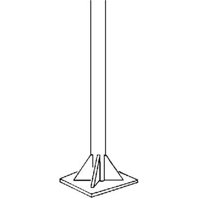 Triax STG 60 Metallisch - Satellitenhalter für 120cm Schüssel Triax STG 60 Metallisch - Satellitenhalter für 120cm Schüssel