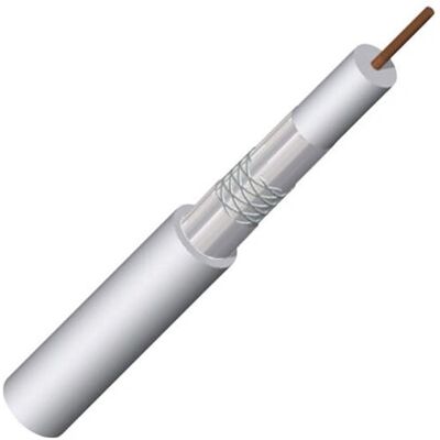 Triax Câble coaxial KOKA 110 A+ 250m Blanc - Câble Antenne Triax Câble coaxial KOKA 110 A+ 250m Blanc - Câble Antenne
