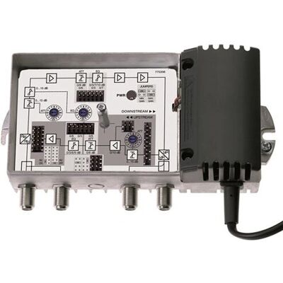 Triax GHV 920 TV Signalverstärker - 20dB, Aktiver Rückkanal, F-Anschluss Triax GHV 920 TV Signalverstärker - 20dB, Aktiver Rückkanal, F-Anschluss