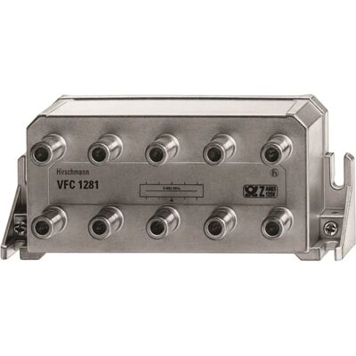 Splitter cavo Triax VFC 1281 - Argento - RF-Splitter - 8 vie Splitter cavo Triax VFC 1281 - Argento - RF-Splitter - 8 vie