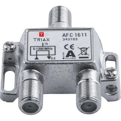 Triax AFC 1611 RF-Signal - Zink, F-Stecker, 5-1218 MHz Triax AFC 1611 RF-Signal - Zink, F-Stecker, 5-1218 MHz