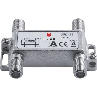 Diviseur de signal Triax AFC 1221 - 75Ω, 5-1200MHz, Argent - Publicité Diviseur de signal Triax AFC 1221 - 75Ω, 5-1200MHz, Argent - Publicité