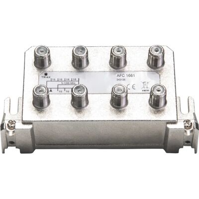 Diviseur de câble Triax AFC 1661 - Gris - Signal RF - 5-1200 MHz - Publicité Diviseur de câble Triax AFC 1661 - Gris - Signal RF - 5-1200 MHz - Publicité