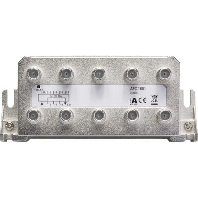 Triax AFC 1681 - Divisore RF - Grigio - 8 Uscite - 1200 MHz Triax AFC 1681 - Divisore RF - Grigio - 8 Uscite - 1200 MHz