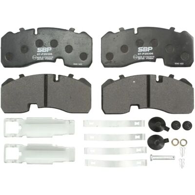 SBP 07-P29306 Hinterachse Bremsbeläge Set - Bremsscheibe SBP 07-P29306 Hinterachse Bremsbeläge Set - Bremsscheibe