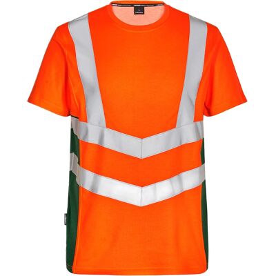 Engel Sikkerhed Hivis Orange/Grøn 5XL - Sikkerhed T-Shirt Engel Sikkerhed Hivis Orange/Grøn 5XL - Sikkerhed T-Shirt