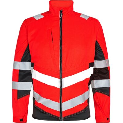 Engel 1545-319 Sicherheitslicht Arbeitsjacke Hivis Rot/Schwarz Engel 1545-319 Sicherheitslicht Arbeitsjacke Hivis Rot/Schwarz