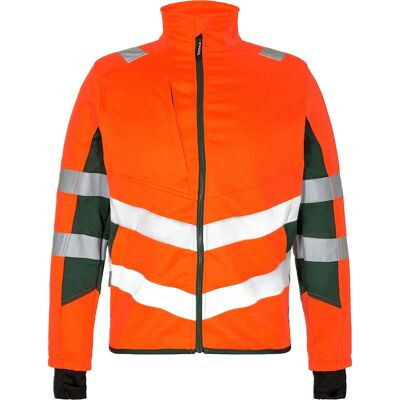 Engel Safety Arbeitsjacke - Orange/Grün - Reflektierend, Dehnbar, Klasse 2 Engel Safety Arbeitsjacke - Orange/Grün - Reflektierend, Dehnbar, Klasse 2