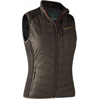 Deerhunter Damen Caroline Padded Weste - Brown Leaf - Weste Deerhunter Damen Caroline Padded Weste - Brown Leaf - Weste