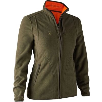 Deerhunter Lady Pam Gebondete Fleecejacke - Wendbar Orange 36 Deerhunter Lady Pam Gebondete Fleecejacke - Wendbar Orange 36