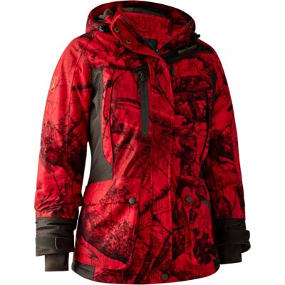 Deerhunter Lady Raven Arctic Rote Wasserdichte Jacke - 44 Deerhunter Lady Raven Arctic Rote Wasserdichte Jacke - 44
