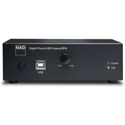 NAD PP 4 Phono USB-Vorverstärker - Schwarz - Audiogeräte NAD PP 4 Phono USB-Vorverstärker - Schwarz - Audiogeräte