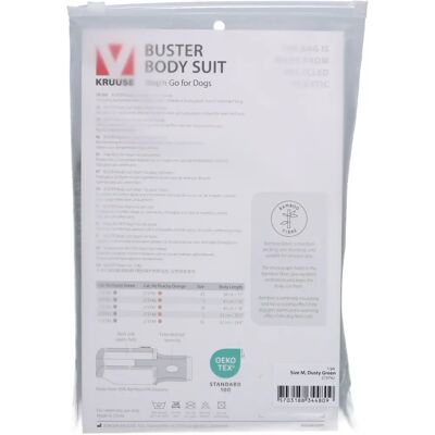 Kruuse - Buster Body Suit - Dusty Green - Hundebekleidung Kruuse - Buster Body Suit - Dusty Green - Hundebekleidung
