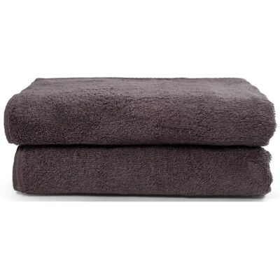 Nordisk tekstil Mørkegrå Bomullshåndklær - 2-Pack Nordisk tekstil Mørkegrå Bomullshåndklær - 2-Pack
