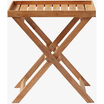 Homeroom Naturlig Teak Sammanfällbar Sidobord - Bord Homeroom Naturlig Teak Sammanfällbar Sidobord - Bord
