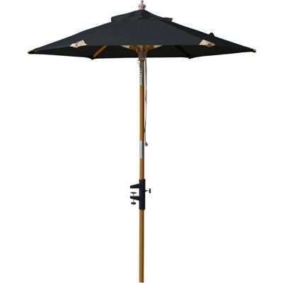 Cinas Schwarz 1,8 m Balkon Sonnenschirm - Sonnenschutz für Balkon Cinas Schwarz 1,8 m Balkon Sonnenschirm - Sonnenschutz für Balkon