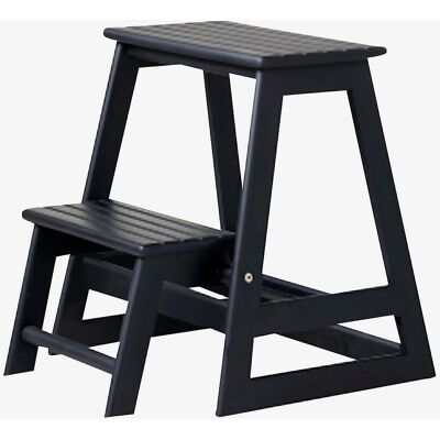 Cinas Skala Stegpall - Matt Schwarz - Hocker Cinas Skala Stegpall - Matt Schwarz - Hocker