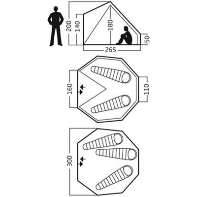 Tenda Nordisk Asgard 7.1 - Unica Taglia - Tenda Campana per 3 Tenda Nordisk Asgard 7.1 - Unica Taglia - Tenda Campana per 3