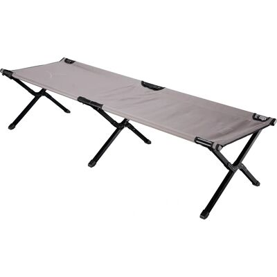 Lit de camping GRAND CANYON TOPAZ - Aluminium, 210x64cm, Gris Lit de camping GRAND CANYON TOPAZ - Aluminium, 210x64cm, Gris