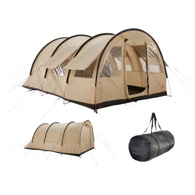 Tente tunnel familiale Grand Canyon Helena 5 - Espace, Ventilation Tente tunnel familiale Grand Canyon Helena 5 - Espace, Ventilation