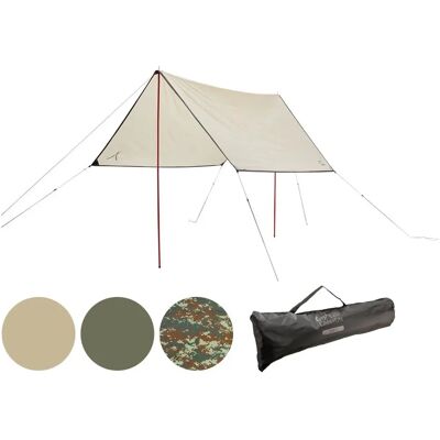 Abri tente Zuni 3 de Grand Canyon - Tarp imperméable UV50+ - Désert de Mojave Abri tente Zuni 3 de Grand Canyon - Tarp imperméable UV50+ - Désert de Mojave