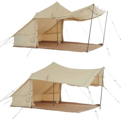 Nordisk Utgard Sky 13.2 Beiges Zelt für 6 - Campingausrüstung Nordisk Utgard Sky 13.2 Beiges Zelt für 6 - Campingausrüstung