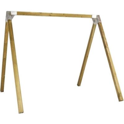 KinderL Doppelschaukel PLUS - Braun KinderL Doppelschaukel PLUS - Braun
