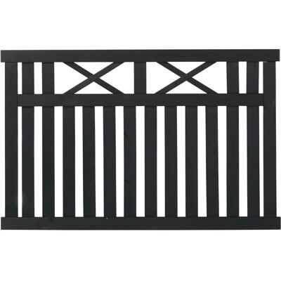 PLUS Vinesse Gartenzaun - Modular, 96cm, Schwarz PLUS Vinesse Gartenzaun - Modular, 96cm, Schwarz