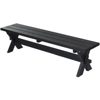 Plus 177cm Zwarte Tuinbank - Tuinbank Plus 177cm Zwarte Tuinbank - Tuinbank